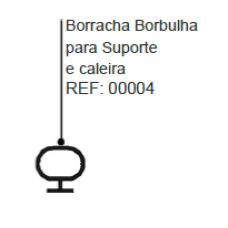 BORRACHA IN-80-216 10MM PARA SUPORTE